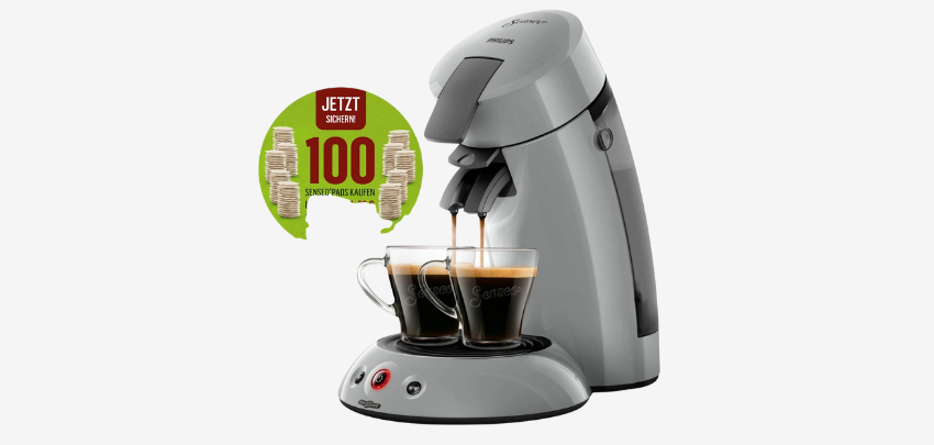 Philips Senseo Eco für 53€ - Kaffeeautomat, Crema Plus, umweltfreundlich