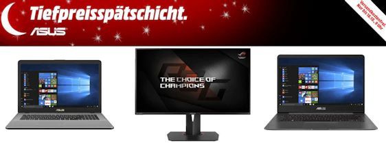 Asus-Tiefpreisspätschicht bei Media Markt - z.B. Asus VivoBook Pro 17 für 699€