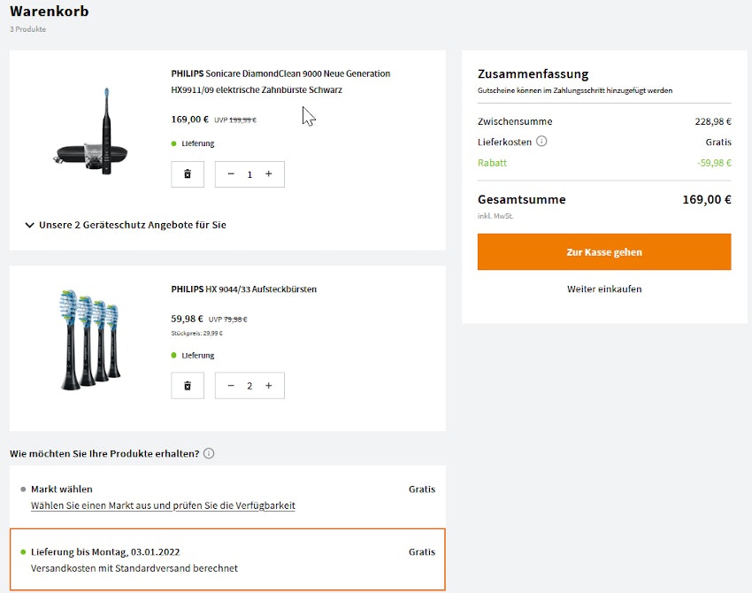 warenkorb-saturn-philips-bundle