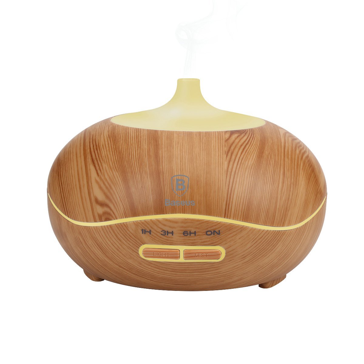Amazon@  Baseus 300ml Aroma Diffuser mit 7 Holzmaserung mit 7 LED Farbwechsel und 4 Zeitmodi Einstellungen