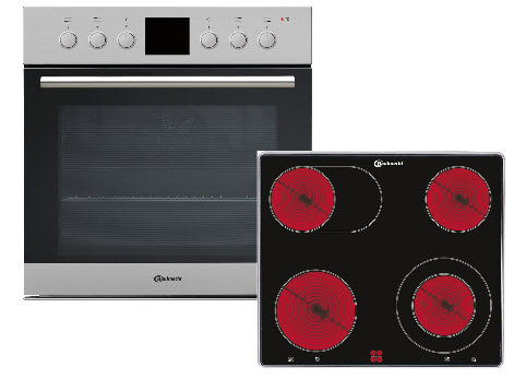 Bauknecht HEKO SUPER Einbauherd-Set mit CERAN®-Kochfeld