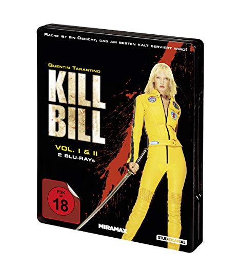 Kill Bill: Volume 1+2 - Steelbook [Blu-ray] für 7,99 EUR