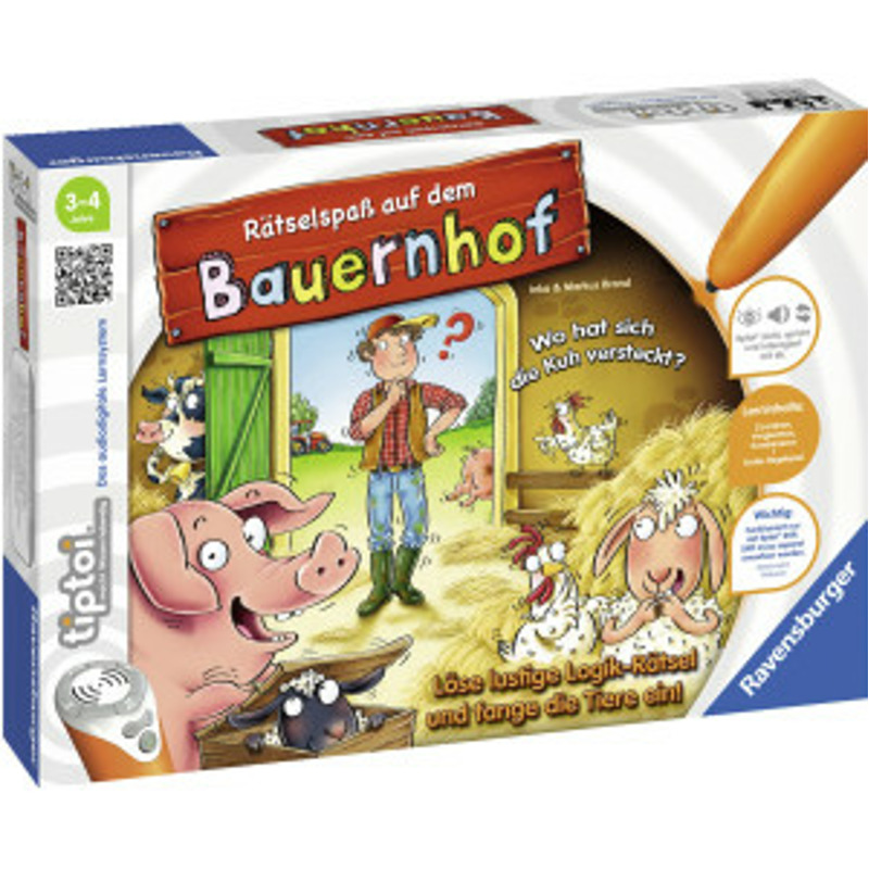 Ravensburger tiptoi - Rätselspaß auf dem Bauernhof (00830) für 14,98€