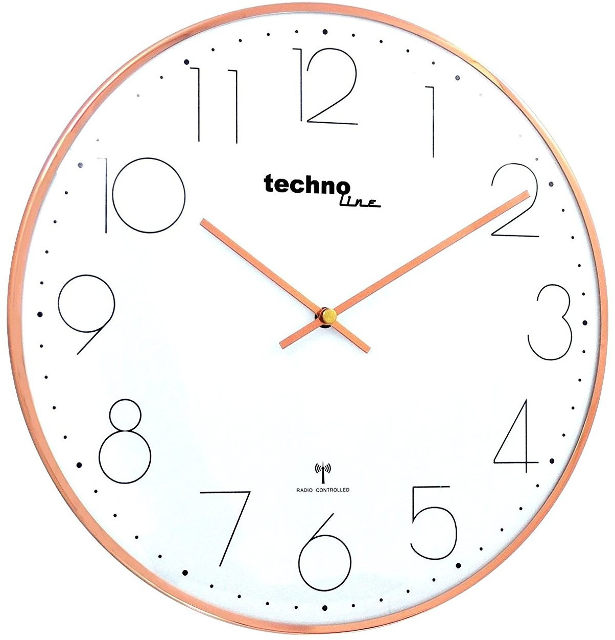 TechnoLine Funkwanduhr WT 8240 rosé/gold mit 13,01€ Rabatt