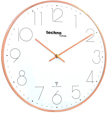 TechnoLine Funkwanduhr WT 8240 rosé/gold mit 13,01€ Rabatt