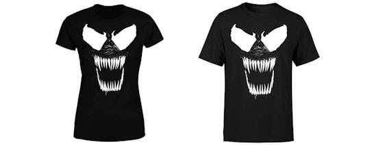 Marvel Venom Bare Teeth T-Shirt für 11€ - für Damen und Herren