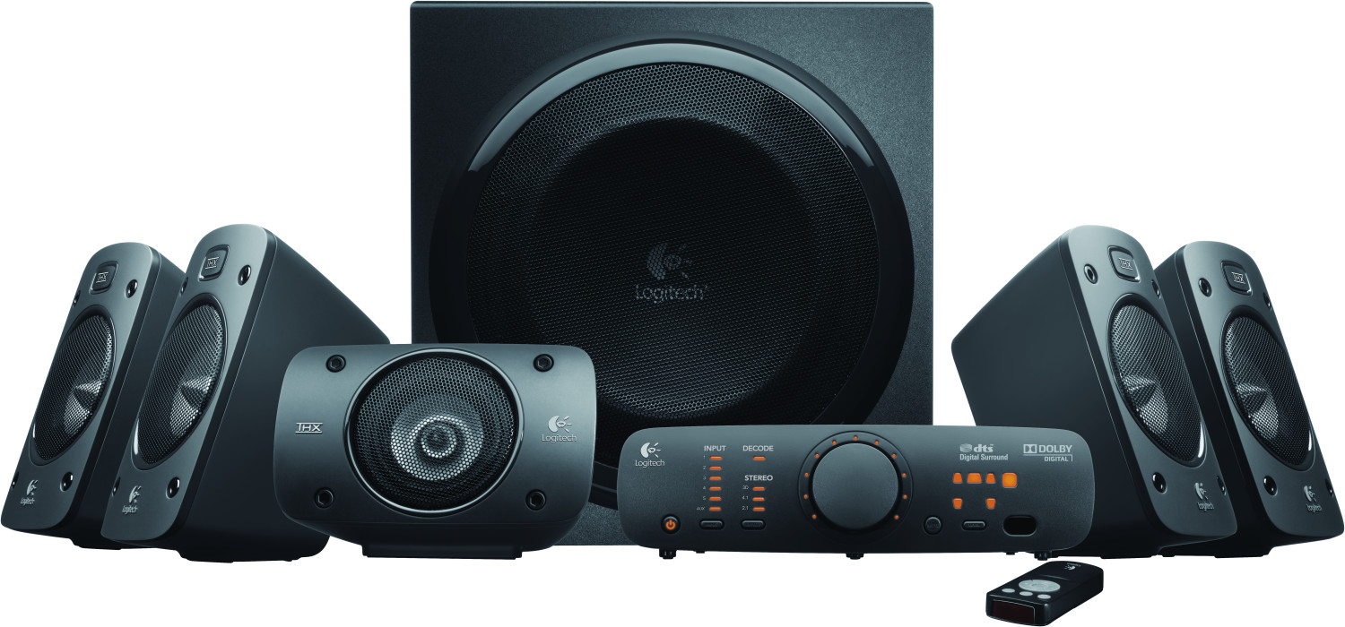 Logitech Z906 für 206€ – THX-Lautsprecher mit Dolby 5.1 Surround Sound und 500 Watt Leistung