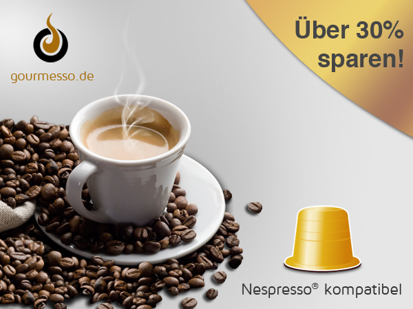 Nespresso Alternative: 15 Packungen Gourmesso Kaffekapseln kaufen und nur 13 bezahlen