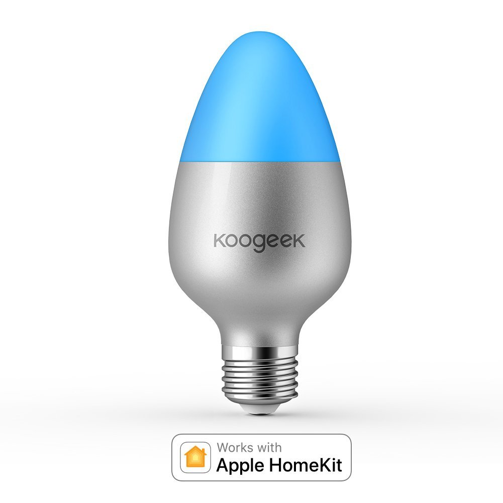 [Amazon] Koogeek WiFi Smart LED Glühbirne Works mit Apple HomeKit für 27,93€