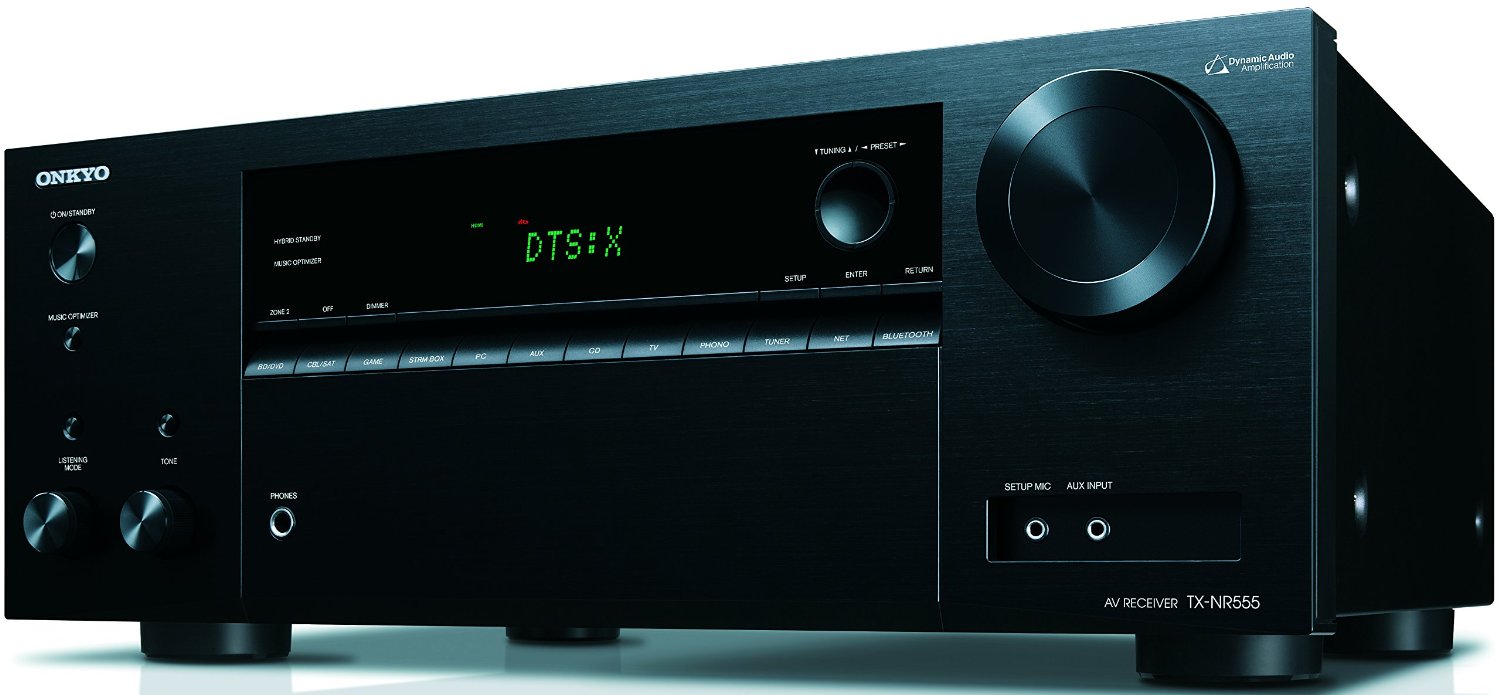 Onkyo TX-NR555 für 299€ – 7.2 AV-Receiver mit DTS:X und Dolby Atmos