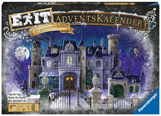 Ravensburger Exit Adventskalender - Das geheimnisvolle Schloss 18941 für 15 EUR inkl. Versand