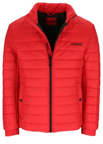Hugo Boss Benti für 94€ - kurze Steppjacke für Herren, wasserabweisend, Rot, Größen S bis XXL