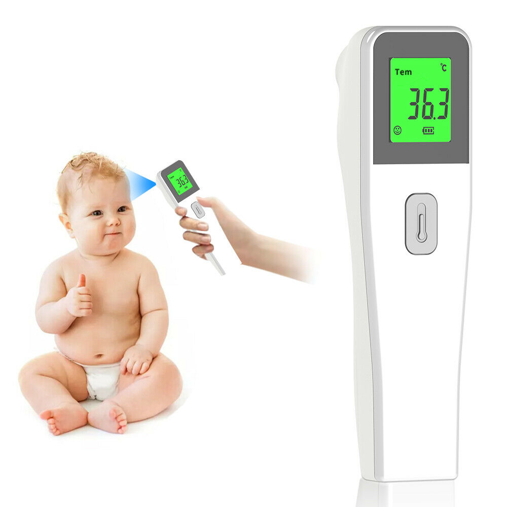 LCD Infrarot Stirn Körper IR Thermometer Nicht-Kontaktieren Fieber Messung