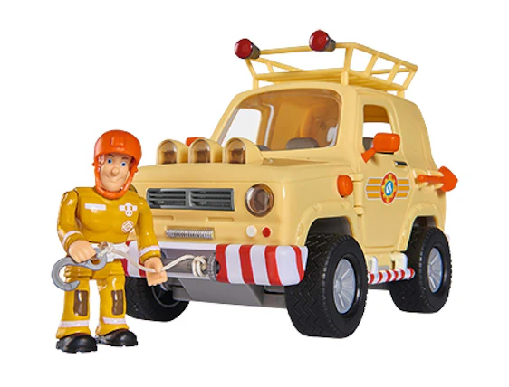 Simba 109251001 Feuerwehrmann Sam Tom's, 4 x 4 Geländewagen