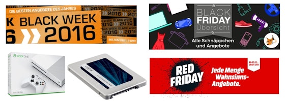 Highlight-Angebote: Die 5 besten Schnäppchen am 25.11.2016