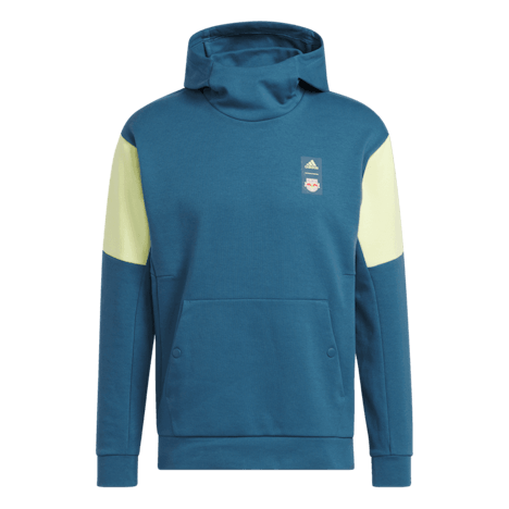 Adidas New York Red Bulls Travel für 44€ - Hoodie in Blau/Beige, Größe S bis 2XL