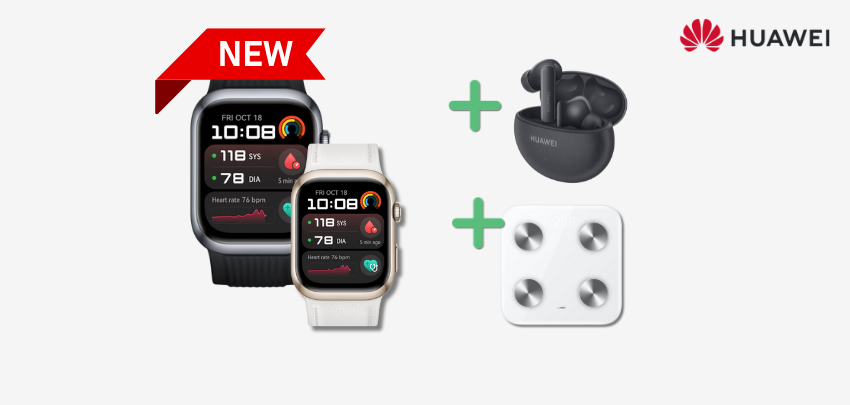 NEUHEIT 🍬 Huawei Watch D2 für 399€ - Gratis FreeBuds 5i, Health+ Zugang, 0% Finanzierung