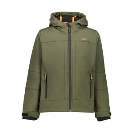 CMP Boys Softshelljacket Fix Hood (3A00094) oil green/black 38% günstiger