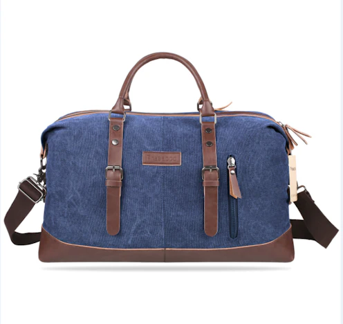 PRASACCO Weekender Tasche Haltbar Vintage Segeltuch Tasche Multifunktion Canvas bag