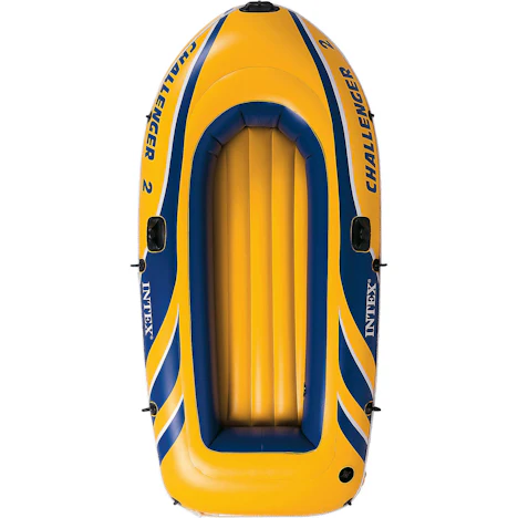 Intex Bootset "Challenger 2" mit Paddel und Luftpumpe