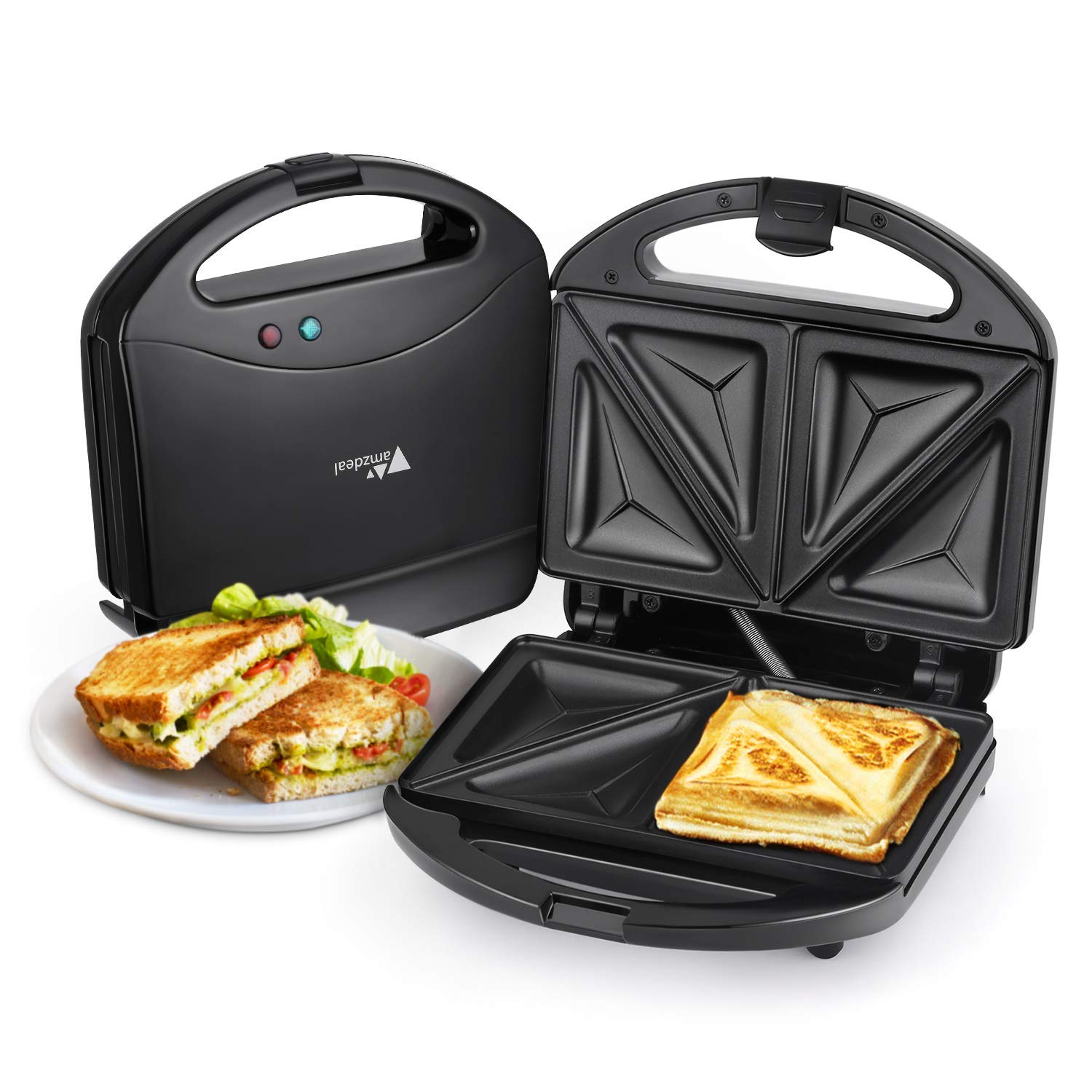 Sandwichtoaster Mit 3-eckigen Sandwichplatten für 17,99€
