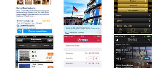 Hotel-Apps im Vergleich: Booking, ebookers, HotelsNow, HRS, Hotel Tonight und JustBook