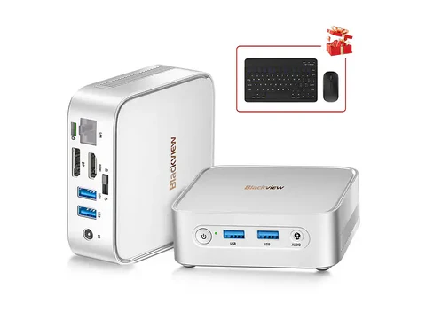 BLACKVIEW MP50-3500U, Mini PC mit AMD Ryzen™ 5, 16 GB RAM, 512 GB SSD, AMD Radeon™ RX Vega 8, Windows 11 Pro