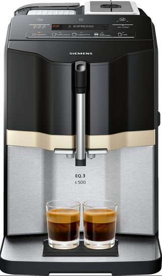 Siemens EQ.3 s500 für 444€ - Kaffeevollautomat mit oneTouch Function