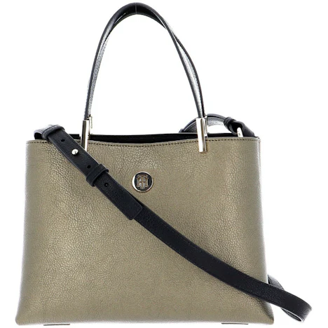 Tommy Hilfiger TH Core Medium Satchel gold Metallic/black (AW0AW07685) im Angebot: Nur 61,20€ statt 97,93€