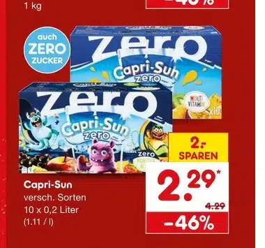 NETTO: CAPRI-SUN für nur 2,29€