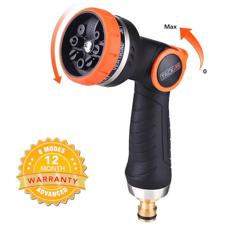 TACKLIFE 8 Arten Multifunktionale Gartenbrause Einhandbedienung Design (Nur EUR 7,5)