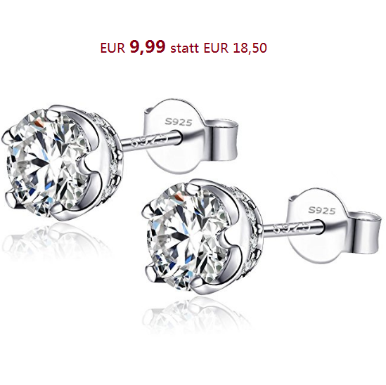 Ohrringe Sterling Silber 925  für 9,99€ statt 18,50€