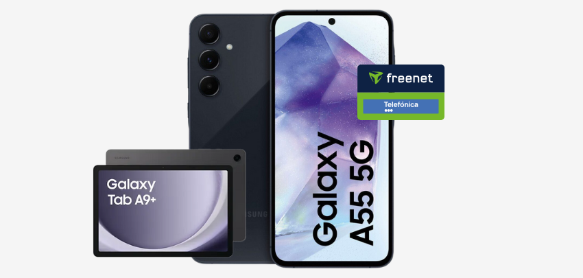 Knaller Tarif! 💥 Samsung Galaxy A55 für einmal 29€ mit 7 GB 5G Allnet-Flat für 9,99€ mtl. 