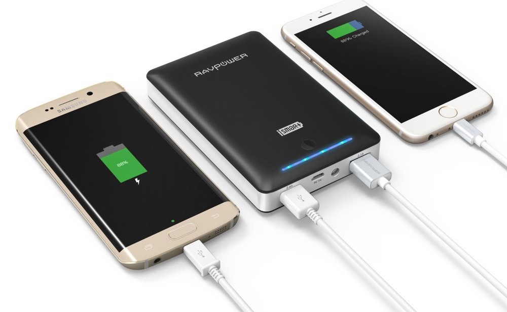 Powerbank RAVPower 16750mAh ab 15€ - externer Akku mit 4,5A Ausgang