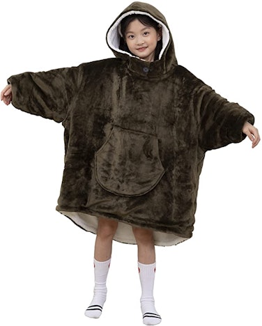 Westkun Kinder Decke Hoodie Übergroße Sweatshirt