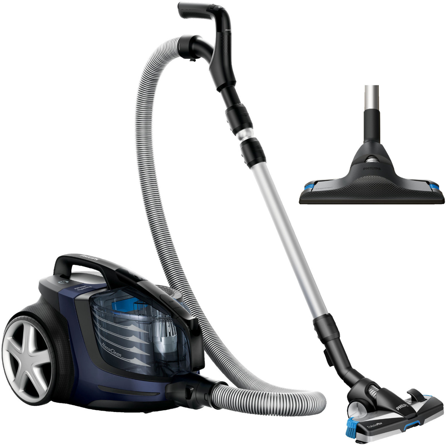 Philips FC9929/09 PowerPro Ultimate für 180€ - beutelloser Staubsauger mit 650 Watte, mit HEPA-Filter &amp; geeignet für Allergiker