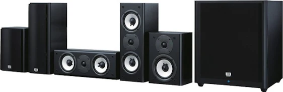 Onkyo SKS-HT978THX 5.1-Kanal Lautsprechersystem für 399€ - (Zwei-Wege System, 130 Watt, aktiver Subwoofer, 125 Watt) schwarz