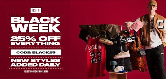 BSTN Black Friday Sale: 25% Rabatt auf fast alles 👟