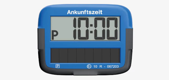 Nie wieder Strafzettel! 🚗 Needit Park Micro Solar elektronische Parkscheibe für 24€