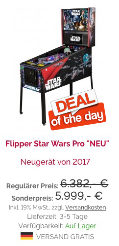 Flipper STAR WARS Pro Deal of the Day bei Paul's 50's