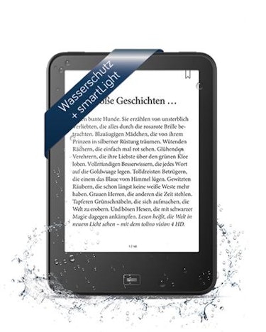 Tolino Vision 4 HD für 119€ - wasserdichter eBook-Reader mit 8GB Speicher