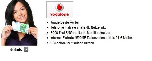Vodafone RED M ALLNET & SMS Allnet & 1GB INTERNET FLAT für nur 22,90€ monatlich