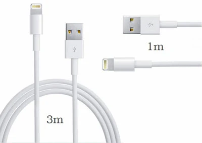 iPhone 5 Lightning Ladekabel 1m oder 3m für 7,90€ oder 17,90€