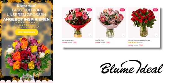 ❤️ 12% Blume Ideal Gutschein zum Valentinstag 💐