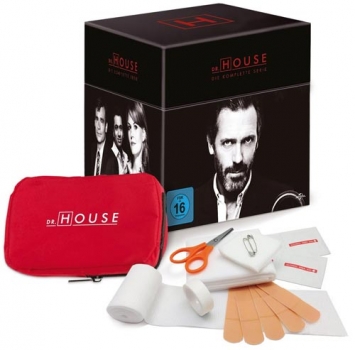 Dr. House – Die komplette Serie mit Season 1-8 (46 DVDs) für 70€