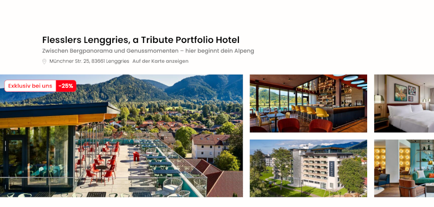 Flesslers Lenggries, a Tribute Portfolio Hotel für 89€ – moderne Alpenauszeit mit Rooftop-Spa &amp; Genuss 🏔️✨