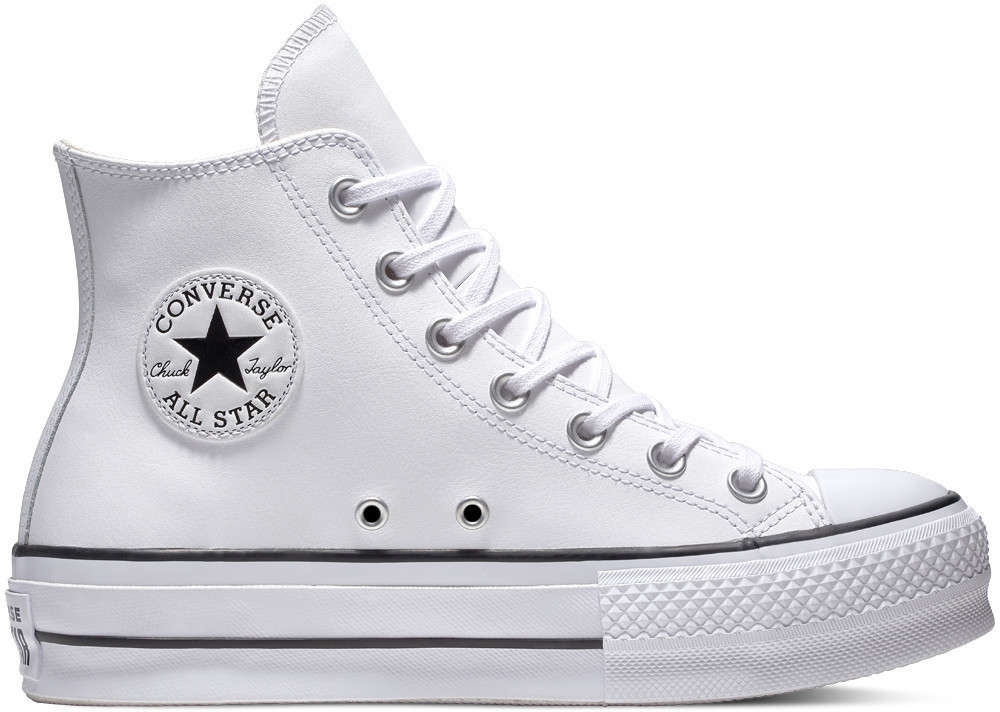 37% Nachlass auf Converse Chuck Taylor All Star Lift Leather High white/black/white