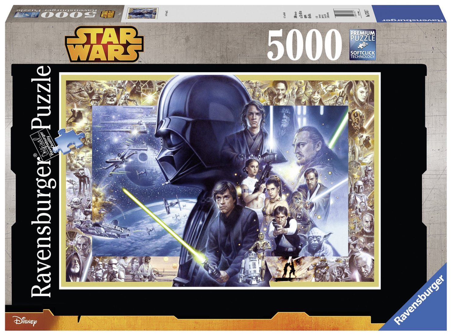 Ravensburger Star Wars Saga XXL für 25€ - Puzzle mit 5000 Teilen