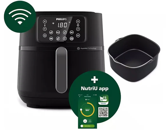 Philips HD9285/93 Connected Airfryer XXL Serie 5000 für 159€ – Heißluftfritteuse mit 2.200 Watt