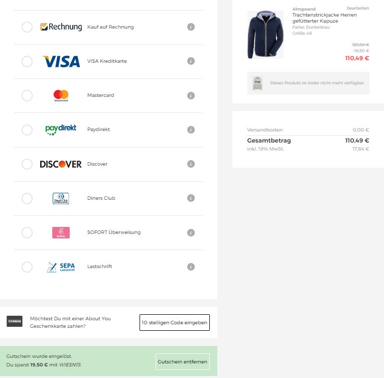 warenkorb-about-you-wiesn-rabatt
